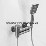 SEN TẮM KẾT HỢP VÒI XẢ BỒN GẮN TƯỜNG -SB2664.DEN CLEANMAX b