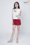 hqlens B2305 Bộ đũi nữ QĐSN thêu hoa M-XL