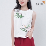 hqlens B2305 Bộ đũi nữ QĐSN thêu hoa M-XL