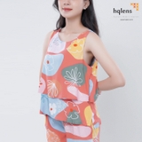 hqlens Bộ lanh QDSN áo 2 lớp M-XL B2327