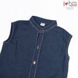 BT2204 BỘ BÉ TRAI CỔ TRỤ CHỈ NỔI