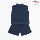 BT2204 BỘ BÉ TRAI CỔ TRỤ CHỈ NỔI