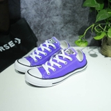 Outlet Converse classic thấp cổ vải tím COUT169