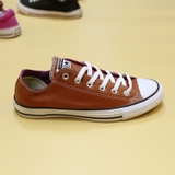 Outlet Converse classic thấp cổ da nâu CTDN003
