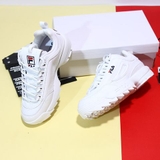 Fila Disruptor thấp cổ da trắng FTDT002