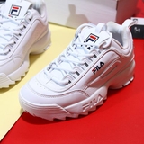 Fila Disruptor thấp cổ da trắng FTDT002