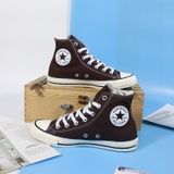 Converse classic cao cổ vải nâu