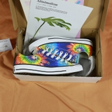 Converse Tie dye thấp cổ vải họa tiết CTVH100