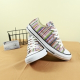 Outlet Converse Summer Stripes thấp cổ vải nhiều màu sắc CTVN031