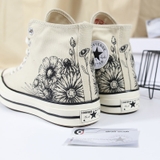 Converse cao cổ vải họa tiết CCVH103