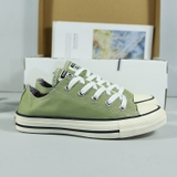 Converse thấp cổ vải xanh CTVX105