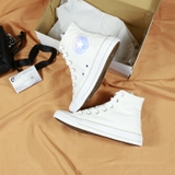 Converse cao cổ vải trắng