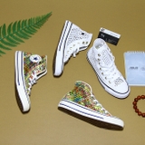 Outlet Converse Handmade Crochet  cao cổ vải ren trắng CCVT025