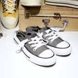 Outlet Converse shoreline thấp cổ vải xám COUT196