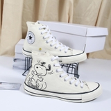 Converse x Peanuts cao cổ vải họa tiết CCVH101