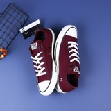 Converse classic thấp cổ vải đỏ đô (hai phiên bản) CTVD075