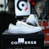 Outlet Converse thấp cổ da lộn ghi COUT002