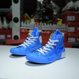 Outlet Converse rubber cao cổ vải xanh COUT128