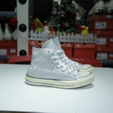 Outlet Converse rubber cao cổ da ghi COUT135