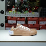 Outlet Converse rubber thấp cổ da nâu COUT142