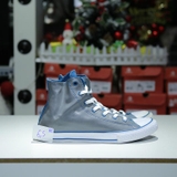Outlet Converse rubber cao cổ da xám COUT143