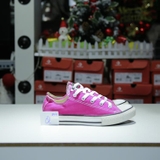 Outlet Converse classic thấp cổ vải hồng COUT147