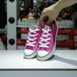 Outlet Converse classic thấp cổ vải hồng COUT147