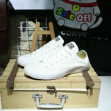 Outlet Converse classic thấp cổ vải trắng COUT208