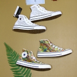 Outlet Converse Handmade Crochet  cao cổ vải ren trắng CCVT025