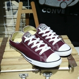 Outlet Converse slim thấp cổ vải đỏ đô COUT211