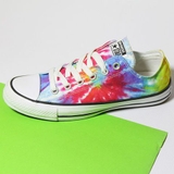 Outlet Converse Tie Dye thấp cổ vải nhiều màu sắc CTVN001