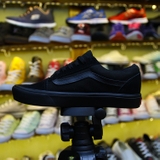 Vans old skool thấp cổ vải đen VTVD003