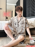 bo-do-ngu-pijama-nam-lua-luxury-mem-min-sang-trong-tay-ngan-quan-ngan-qm0020