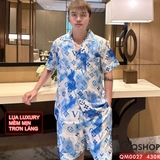 bo-do-ngu-pijama-cap-doi-lua-luxury-mem-min-sang-trong-tay-ngan-quan-ngan-qm0027
