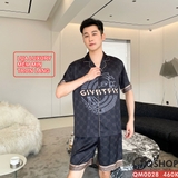 bo-do-ngu-pijama-cap-doi-lua-luxury-cao-cap-quan-ngan-tay-ngan-sang-trong-qm0028