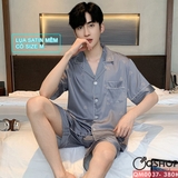 bo-do-ngu-pijama-nam-lua-satin-quan-ngan-mac-nha-mac-ngu-thoai-mai-qm0037