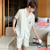 bo-do-ngu-pijama-nam-lua-luxury-mem-min-sang-trong-tay-ngan-quan-ngan-qm0042