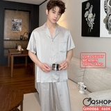 bo-do-ngu-pijama-nam-lua-luxury-mem-min-sang-trong-tay-ngan-quan-dai-qm0066