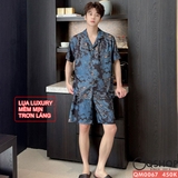 bo-do-ngu-pijama-nam-lua-luxury-mem-min-sang-trong-tay-ngan-quan-ngan-qm0067