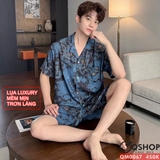 bo-do-ngu-pijama-nam-lua-luxury-mem-min-sang-trong-tay-ngan-quan-ngan-qm0067