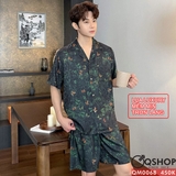 bo-do-ngu-pijama-nam-lua-luxury-mem-min-sang-trong-tay-ngan-quan-ngan-qm0068