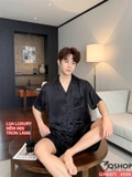 bo-do-ngu-pijama-cap-doi-lua-luxury-cao-cap-quan-ngan-tay-ngan-sang-trong-qm0071