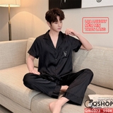 bo-do-ngu-pijama-cap-doi-lua-luxury-cao-cap-tay-ngan-quan-dai-sang-trong-qm0073
