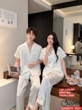 bo-do-ngu-pijama-cap-doi-lua-luxury-cao-cap-tay-ngan-quan-dai-sang-trong-qm0073