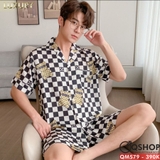 bo-do-pijama-nam-tay-ngan-luxury-qm579