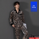 bo-do-pijama-nam-tay-dai-vai-nhung-luxury-mac-nha-mac-ngu-giu-am-qm634