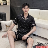 bo-pijama-nam-quan-ngan-lua-luxury-cao-cap-mac-nha-mac-ngu-thoai-mai-qm724