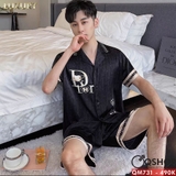 bo-do-ngu-pijama-cap-doi-lua-luxury-cao-cap-quan-ngan-tay-ngan-sang-trong-qm731