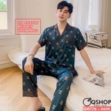 bo-do-pijama-nam-luxury-tay-ngan-quan-dai-qm776
