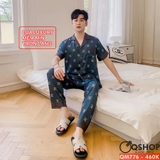 bo-do-pijama-nam-luxury-tay-ngan-quan-dai-qm776